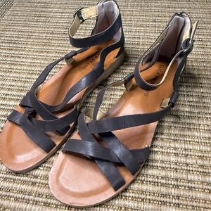 NWOT Lucky Brand Hadzy Cage Gladiator Style Sandals